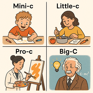 آشنایی با سطوح خلاقیت، از محصولات Mini-c و little-c تا خلاقیت‌هایی در سطح Pro-c و Big-C