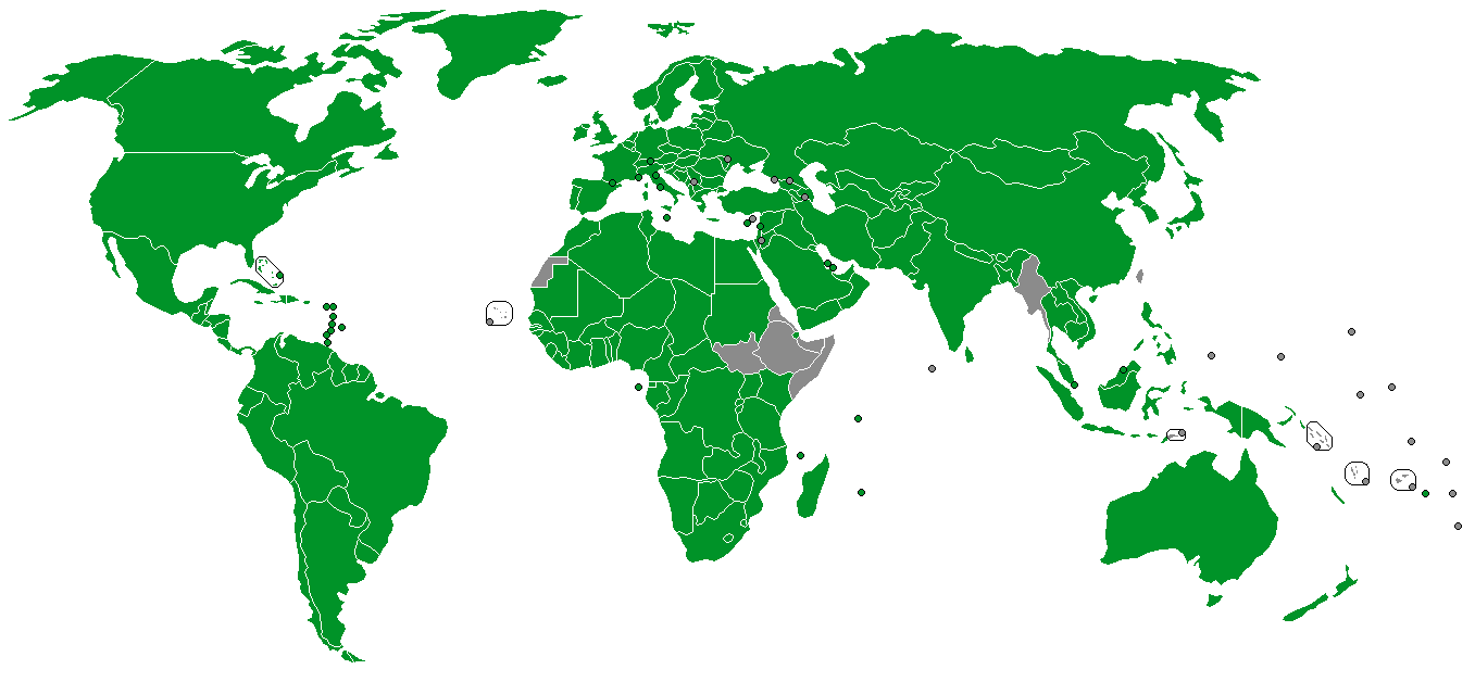 کشورهای عضو کنوانسیون پاریس
