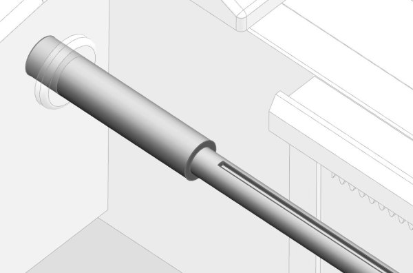 میله پیشروی ماشینکاری