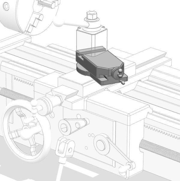 سوپورت فوقانی در جای ماشین تراش قرار گرفته و چه کاربردی دارد