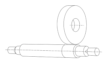 سنگ زنی استوانه ای بین مرغک